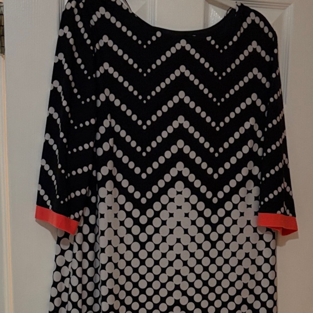 Studio One Black and White Polka Dot Dress